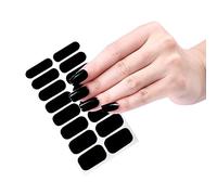 COSSIKA Set di 16 adesivi per smalto per unghie, per lampada UV, design 3D, alla moda, gel per nail art