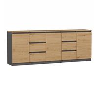COSTA 1D3S/2D3S BA ANTRACITE ARTIGIAN Cassettiera