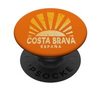 Costa Brava España - Costa Brava Spagna Sunshine PopSockets PopGrip Adesivo