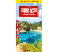 Costa Brava Marco Polo Map : Includes East Pyrenees, Andorra, Perpignan, Barcelona, Mallorca, Ibiza: Pyrenäen Ost, Andorra, Perpignan, Barcelona, ... Highlights und digitaler Erweiterung