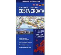 Costa croata 1:200.000. Croazia 1:800.000