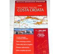 Costa croata 1:200 000. Ediz. multilingue