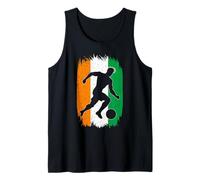 Costa D'Avorio Bandiera Silhouette Costa D'Avorio Orgoglio Sport Lover Canotta