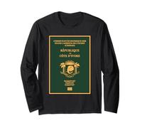 Costa d'Avorio passaporto,Costa d'Avorio,Bandiera della Costa d'Avorio. Maglia a Manica