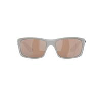 Costa Del Mar Occhiali da sole rettangolari Jose Pro Uomo, Argento Metallico/Rame Argento Specchiato Polarizzato 580g, 62 mm