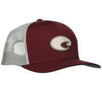 Costa Del Mar Poly Performance Trucker Hat Cappello, Bordeaux, Taglia Unica Uomo