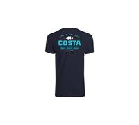 Costa del Mar Topwater Short Sleeve T Shirt, Navy, 2XL