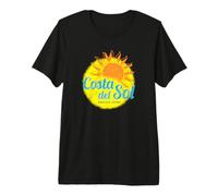 Costa del sol Spagna Andalusia Malaga Souvenir Vintage Maglietta Premium