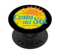Costa del Sol Spagna Andalusia Malaga Souvenir vintage PopSockets PopGrip Adesivo