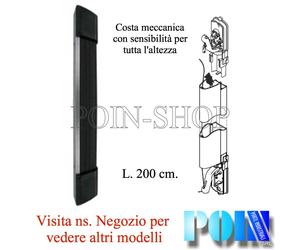 COSTA DI SICUREZZA BORDO SENSIBILE IN TUTTA ALTEZZA X CANCELLO SCORREVOLE H 200