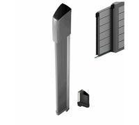 COSTA DI SICUREZZA GOMMA GRIGIO GREY A FILO 200 CM 2MT MECCANICA BORDO SENSIBILE