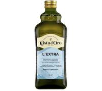 Costa d'Oro - L'Extra fruttato leggero 1L. Olio Extravergine di oliva estratto a freddo, gusto delicato e poco invadente. Bottiglia da 1 litro.