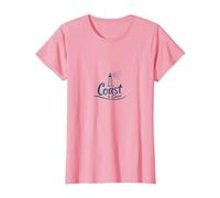 Costa è Clear Lighthouse Nautical Beach Maglietta, Donna, Rosa, XL