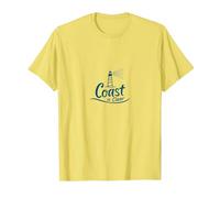 Costa è Clear Lighthouse Nautical Beach Maglietta, Uomo, Limone, 3XL