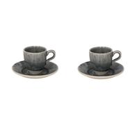 Costa Nova Madeira grey, set 2 tazze moka Madeira grey, set 2 tazze moka