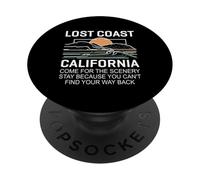 Costa perduta California Costa settentrionale Humboldt Mendocino PopSockets PopGrip Adesivo