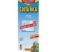 Costa Rica 1 : 675 000: Meseta Central, San José