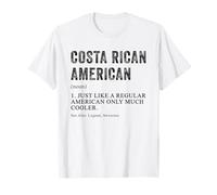Costa Rica Definizione Americana Doppio Cittadino Nuovo cittadino degli Stati Uniti Maglietta