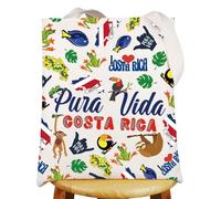 Costa Rica Makeup Bag Costa Rica Regali di viaggio Pura Vida Costa Rica Regali Costa Rica Vacanza Zipper Bag, Costarica Tg2
