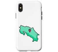 Costa Rica Mappa Costa Rica Orgoglioso Custodia per iPhone X/XS