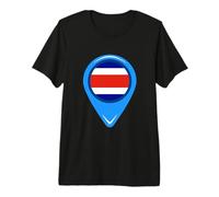 Costa Rica Mappa Costa Rica Orgoglioso Maglietta Premium