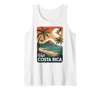 Costa Rica, Ocean Sunset e Tropical Paradise Travel Amante Canotta