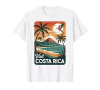Costa Rica, Ocean Sunset e Tropical Paradise Travel Amante Maglietta
