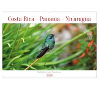 Costa Rica - Panama - Nicaragua (Wandkalender 2026 DIN A2 quer), CALVENDO Monatskalender: Begleiten Sie mich auf einer Reise von Panama nach Costa Rica und Nicaragua.