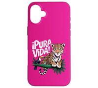 Costa Rica Pride Pura Vida Tucano Costaricano Jaguar Custodia per iPhone 16 Plus
