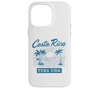 Costa Rica Pura Vida Spiaggia Onde Tramonto Palm Vibes Custodia per iPhone 14 Pro Max