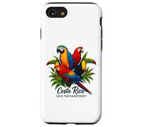 Costa Rica Save The Rainforest Birds Quetzal Ara Tucano Custodia per iPhone SE (2020) / 7/8