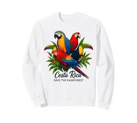 Costa Rica Save The Rainforest Birds Quetzal Ara Tucano Felpa