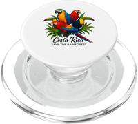 Costa Rica Save The Rainforest Birds Quetzal Ara Tucano PopSockets PopGrip per MagSafe