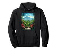 Costa Rica Vibrante Montagna della Giungla Felpa con Cappuccio