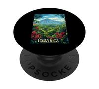 Costa Rica vibrante montagna della giungla PopSockets PopGrip Adesivo