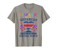 Costa Rican Hispanic Heritage Pura Vida Pride Maglietta