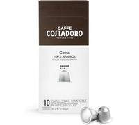 Costadoro Cento, 10 Capsule Compatibili con Nespresso®*, 100% Arabica, Caffè da Gusto Dolce ed Equilibrato, Qualità Superiore