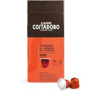 Costadoro Cinquanta, 200 Capsule Compatibili con Nespresso®*, 50% Arabica e 50% Robusta Pregiata, Caffè Espresso Intenso e Corposo, 20 Astucci da 10 Capsule Cad, Qualità Superiore Made in Italy