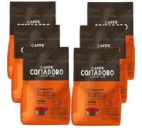 Costadoro Cinquanta, 96 Capsule Compatibili con Lavazza A Modo Mio®, 50% Arabica 50% Robusta Pregiata, Caffè Espresso Intenso e Corposo, 6 Sacchetti da 16 Capsule Cad, Qualità Superiore Made in Italy