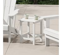 Costaelm Adirondack - Tavolino quadrato da esterno in polietilene ad alta densità, resistente alle intemperie, tavolo da balcone per piscina, mare, giardino, per esterni