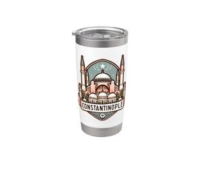 Costantinopoli Bisanzio Souvenir Memorabilia Santa Sofia Bicchiere termico in acciaio inox doppia parete