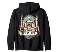 Costantinopoli Bisanzio Souvenir Memorabilia Santa Sofia Felpa con Cappuccio