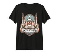 Costantinopoli Bisanzio Souvenir Memorabilia Santa Sofia Maglietta Premium