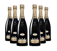 COSTARIPA Mattia Vezzola Brut Metodo Classico, 6 bottiglie di Vino Chardonnay, Spuma bianca, Bollicine fini, Profumo Fruttato, Sapore Fresco, Vino per Pesce Crudo e Crostacei
