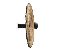 COSTAS 600 Lampada da Parete/ Plafoniera H14 Nero/Rattan