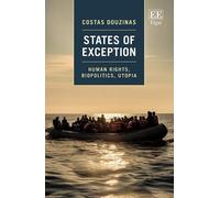 Costas Douzinas States of Exception (Copertina rigida)