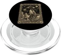 Costellazione dell'oceano del totem della balena assassina dell'orca celeste PopSockets PopGrip per MagSafe