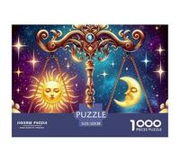 Costellazione Puzzle 1000 Pezzi per Adulti Puzzle I Dodici Segni Zodiacali 1000 Pezzi Gioco Classico Educativo Bel Puzzle Decorativo Colorato Gioco Puzzle per Tutta la Famiglia per Donne Regali