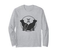 Costellazioni dell'oroscopo Zodiacale Gemelli Maglia a Manica
