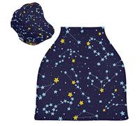 Costellazioni Zodiacali Cielo Stellato Passeggino Tettoia Copri Seggiolino Copertura Infermieristica Auto per Bambini per L'Allattamento Al Seno Morbido Traspirante Elastica Tettuccio